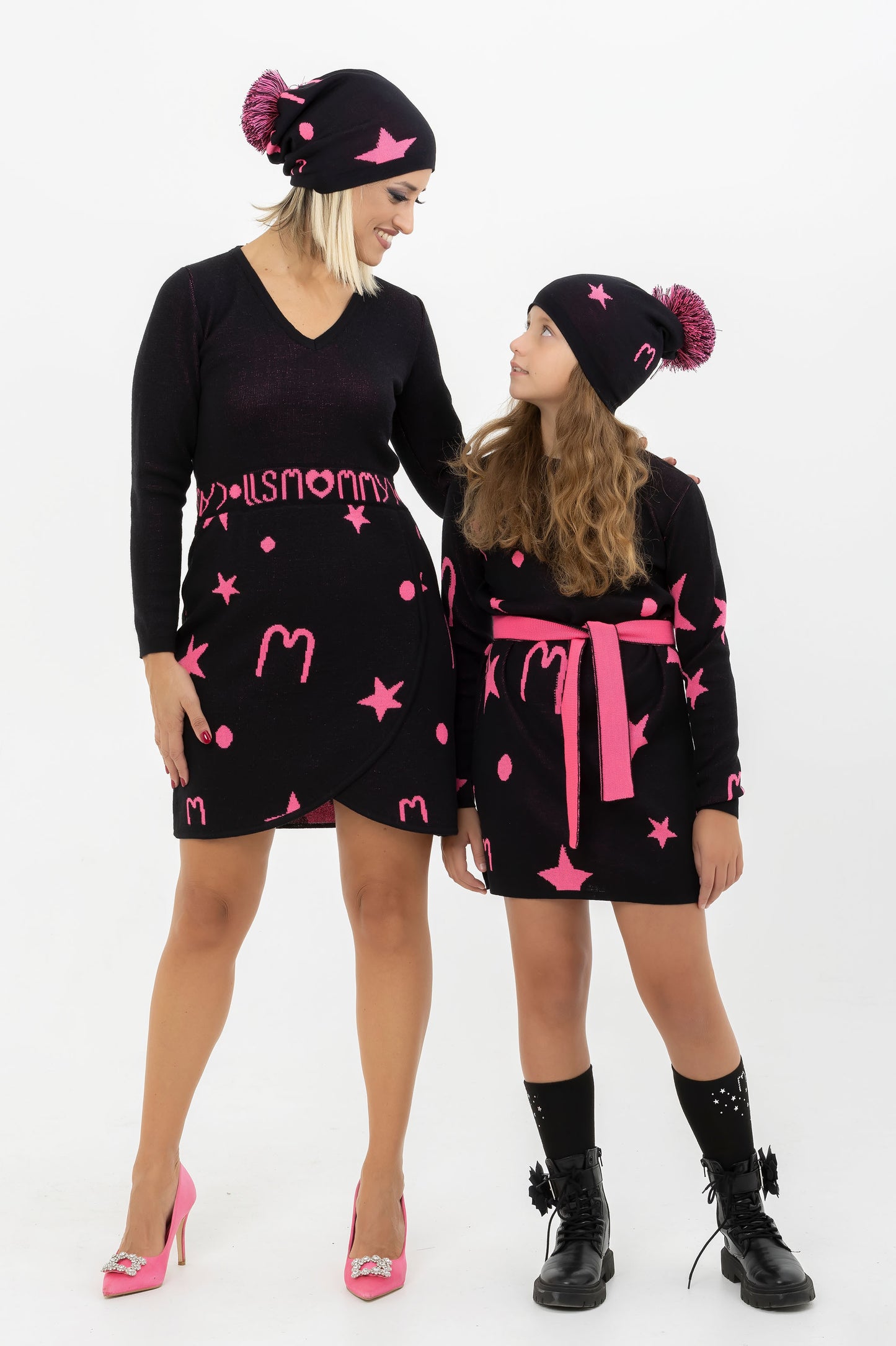 Abito in merino logo