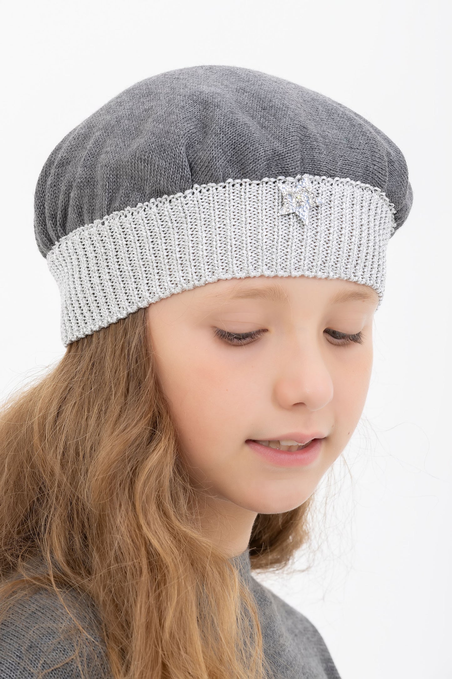 Basco grigio bambina