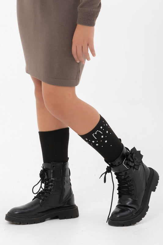 Calzino lungo star taglia unica