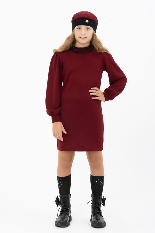 Maxipull bordeaux Paris bambina