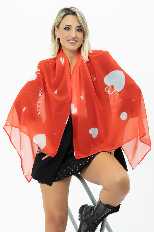 Maxi Foulard con strass