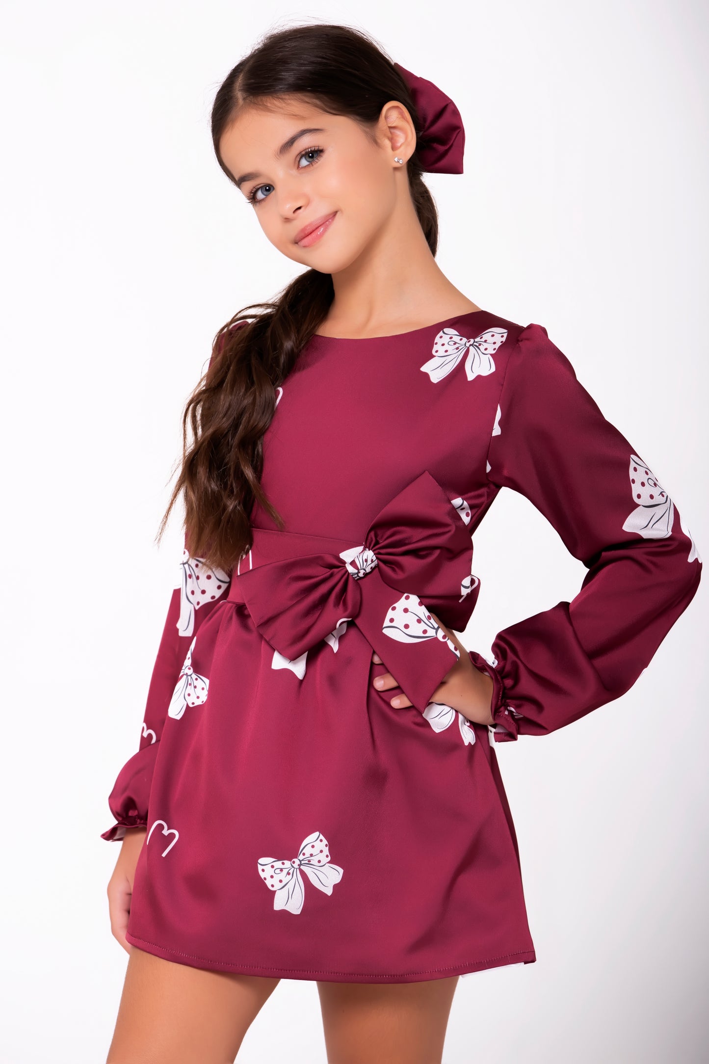 Bow dress baby