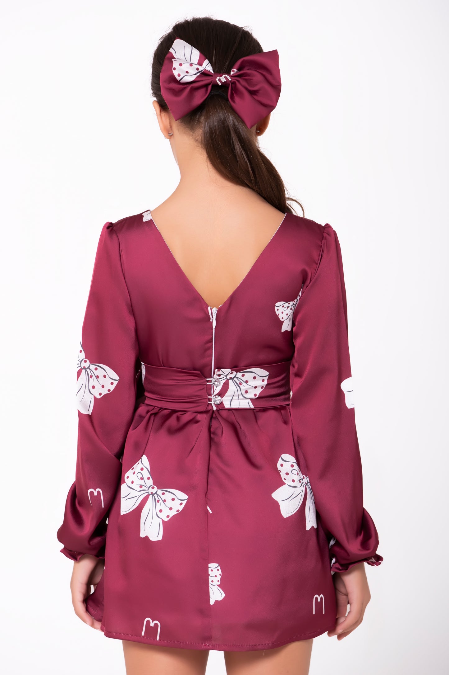 Bow dress baby