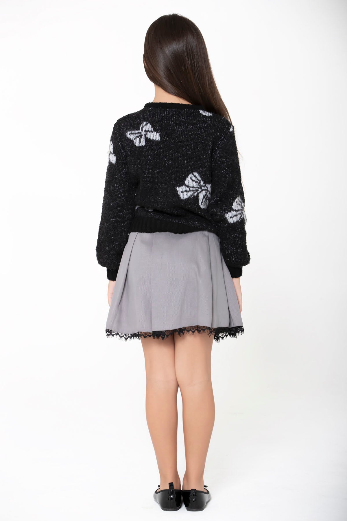 Sivota mohair nero bambina