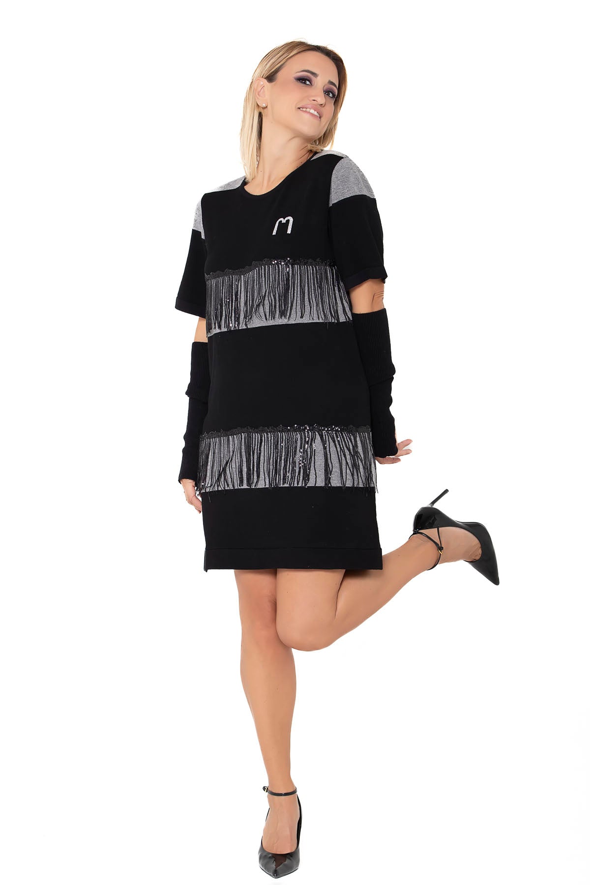 Trendy dress nero