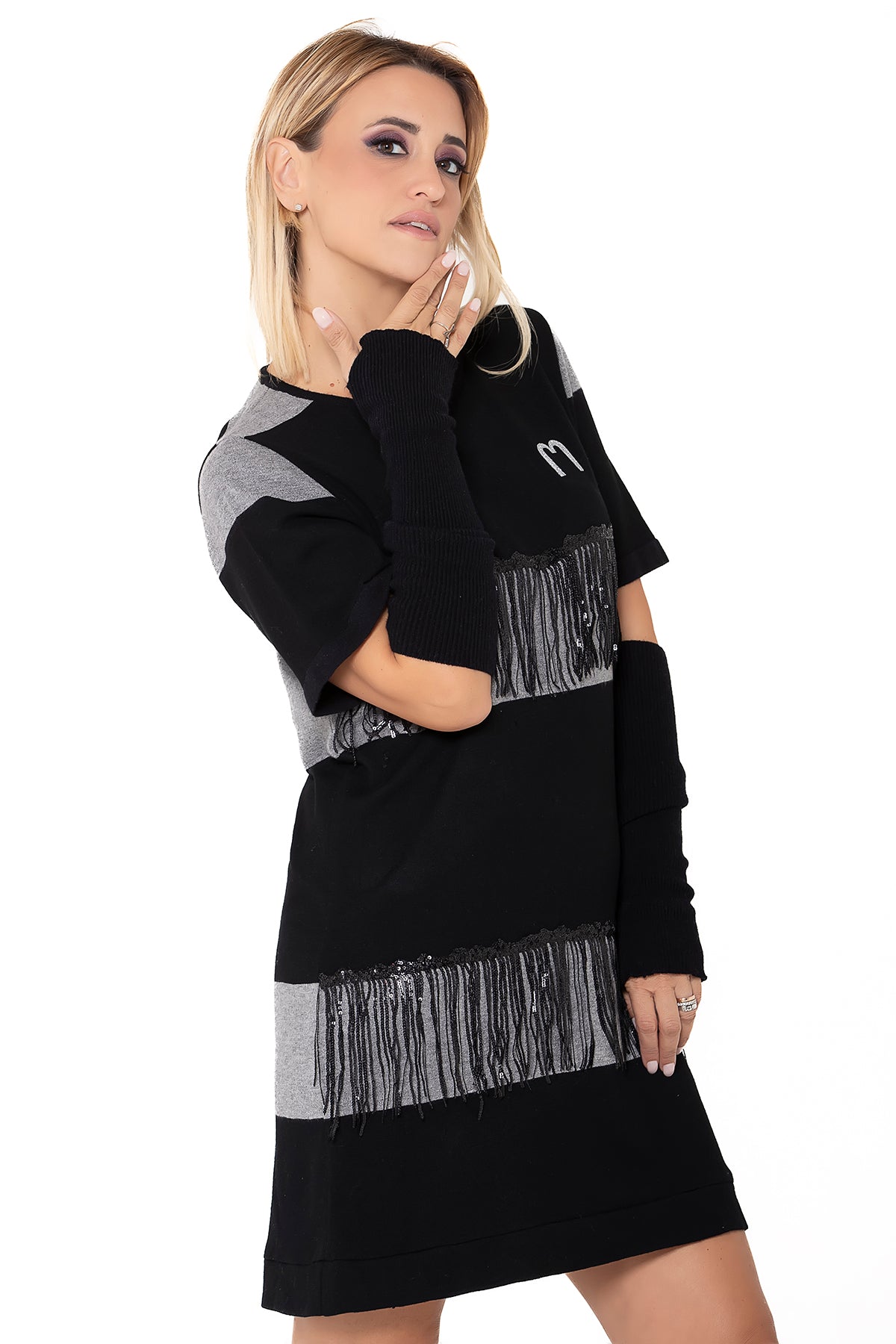 Trendy dress nero