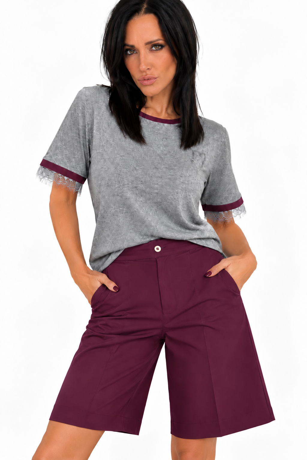Burgundy wine bermuda
