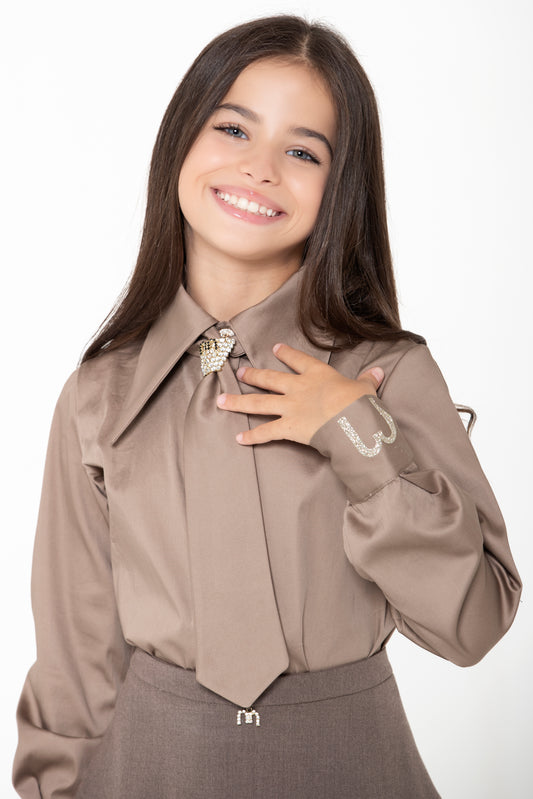 Camicia tortora baby