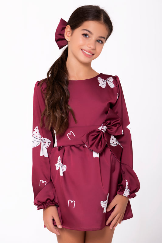 Bow dress baby