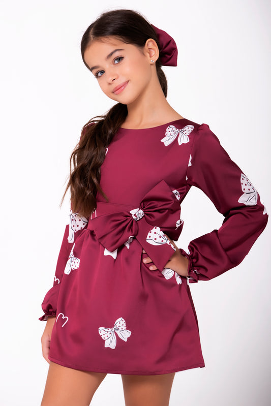 Bow dress baby