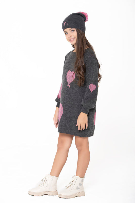 So sweet rosa  cappello bambina