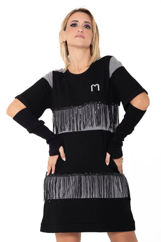 Trendy dress nero